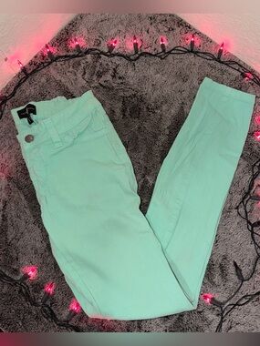Cello Mint Green Skinny Jeans